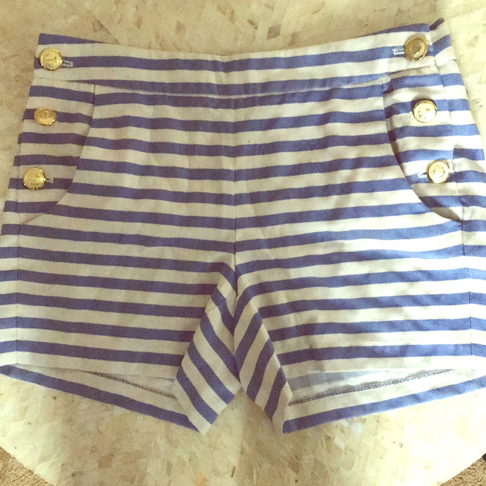 Stripped Saint tropes shorts